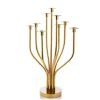 Radiant Tree 9 Light Mirrored Gold Candelabra