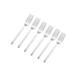 Ramp Satin 18/0 Stainless Steel Salad Fork, Set of 6