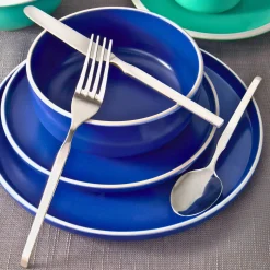 Ramp Satin 18/0 Stainless Steel 20 Piece Flatware Set, Service For 4