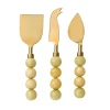 Rathlin Butter Yellow 3 Piece Cheese Tool Set