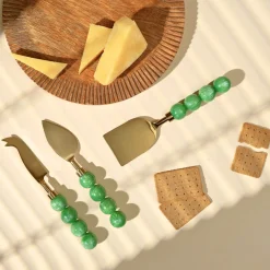 Rathlin Green 3 Piece Cheese Tool Set