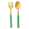 Rathlin Green Salad Server Set