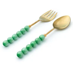 Rathlin Green Salad Server Set