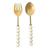 Rathlin White Salad Server Set