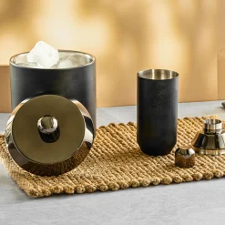 Raven Matte Black Double Walled Ice Bucket