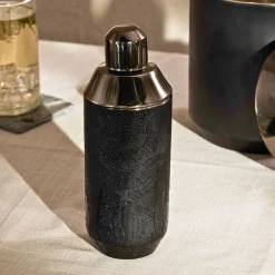 Raven Matte Black Double Walled Cocktail Shaker