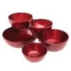Red Serving Cluster Bowl