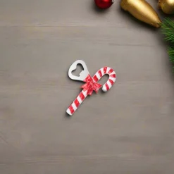 Resin Candy Cane Bottle Opener