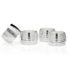 Ribbed Napkin Ring Set