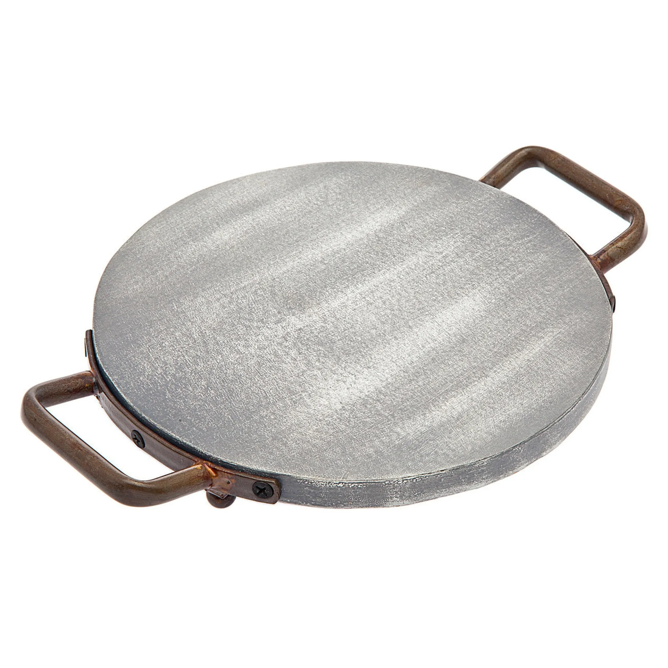 Ridgewood Grey Wash Small Round Serving Tray