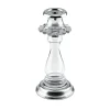 Ripple Silver Small Tapered Candleholder