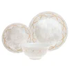Rotolo Porcelain 12 Piece Dinnerware Set, Service for 4