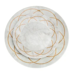 Rotolo Porcelain 12 Piece Dinnerware Set, Service for 4