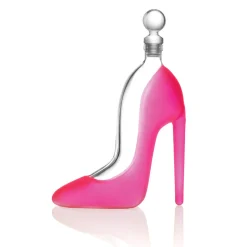 Runway Pink High Heel Decanter