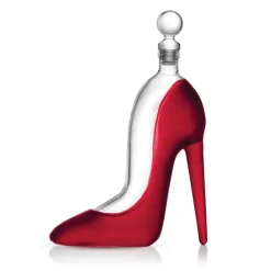 Runway Red High Heel Decanter