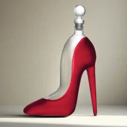 Runway Red High Heel Decanter