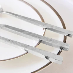 Rustic Mirrored 18/10 Stainless Steel 20 Piece Flatware Set, Service For 4