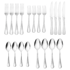 Salem 18/0 Stainless Steel 20 Piece Flatware Set, Service For 4