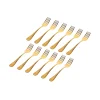 Salem Matte Gold 18/0 Stainless Steel Salad Fork, Set of 12