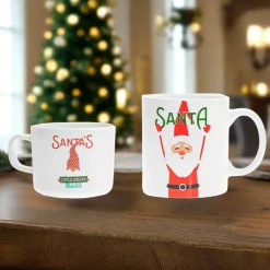 Santa Big and Little Mug, Set of 2