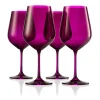 Sheer Amethyst Red Wine Glass, Set of 4