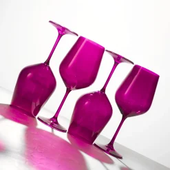 Sheer Amethyst Red Wine Glass, Set of 4