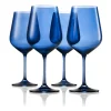 Sheer Blue Red Wine Glass, Set of 4
