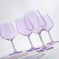 Sheer Lilac Red Wine Glass, Set of 4