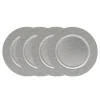 Silver Bling Charger Plate, Set of 4