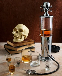 Skull Gas Pump Liquor Dispenser