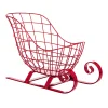 Sleigh Red Wire Basket
