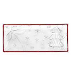 Snowfall Serving Tray