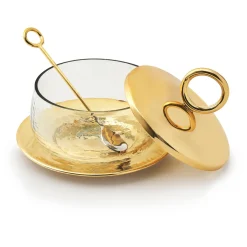 Sphere Gold Honey Jar