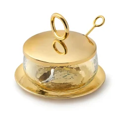 Sphere Gold Honey Jar