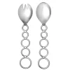 Sphere Stainless Salad Server Set