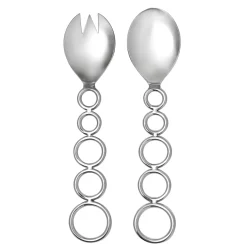 Sphere Stainless Salad Server Set