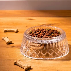 Spoiled Crystal Dog Bowl