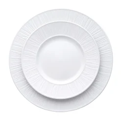 Starburst Porcelain 12 Piece Dinnerware Set, Service For 4