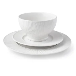 Starburst Porcelain 12 Piece Dinnerware Set, Service For 4