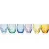 Stockholm Colored Shot Glass, Set of 6