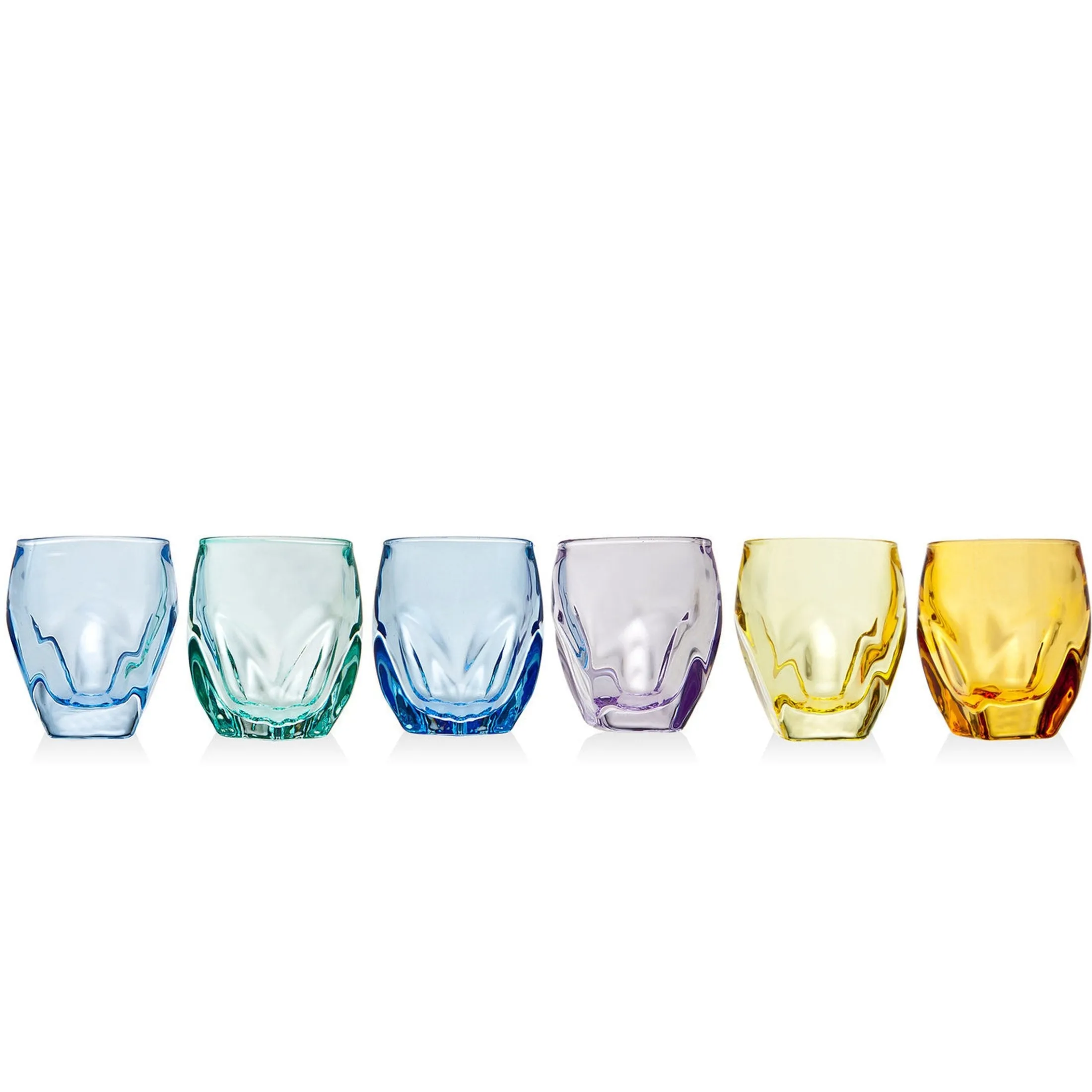 Stockholm Colored Shot Glass, Set of 6