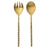 Surge Matte Gold Salad Server Set