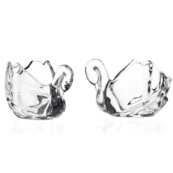 Swan Votive Holder Set