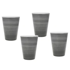 Swirl Melamine Tumbler, Set of 4