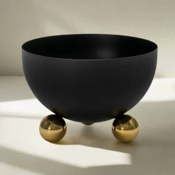 Temari Black Footed Nut Bowl