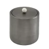 Temari Hammered Gunmetal Ice Bucket