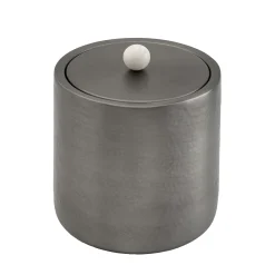 Temari Hammered Gunmetal Ice Bucket