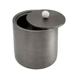 Temari Hammered Gunmetal Ice Bucket