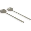 Temari Hammered Silver Salad Server Set