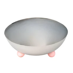 Temari Light Pink Footed Salad Serving Bowl